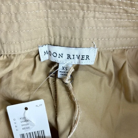 Anthropologie Moon River Buckle-Waist Shorts - Picture 6 of 13